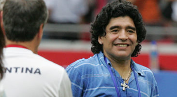 Ex-jogador e ídolo do futebol Diego Armando Maradona morreu em Buenos Aires. Photo: Paulo Pinto/via Fotos Públicas.
