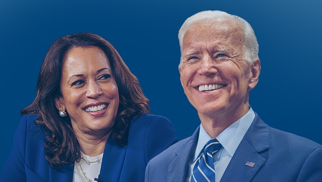 Foto Oficial do candidato Joe Biden e da senadora americana Kamala Harris. Foto: Secom/via Fotos Públicas.
