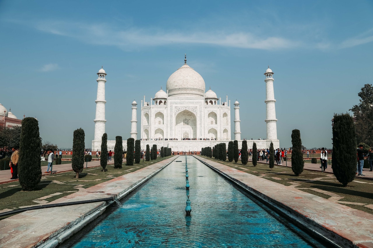 Taj Mahal, Índia. Foto: Maahid Photos no Pexels.
