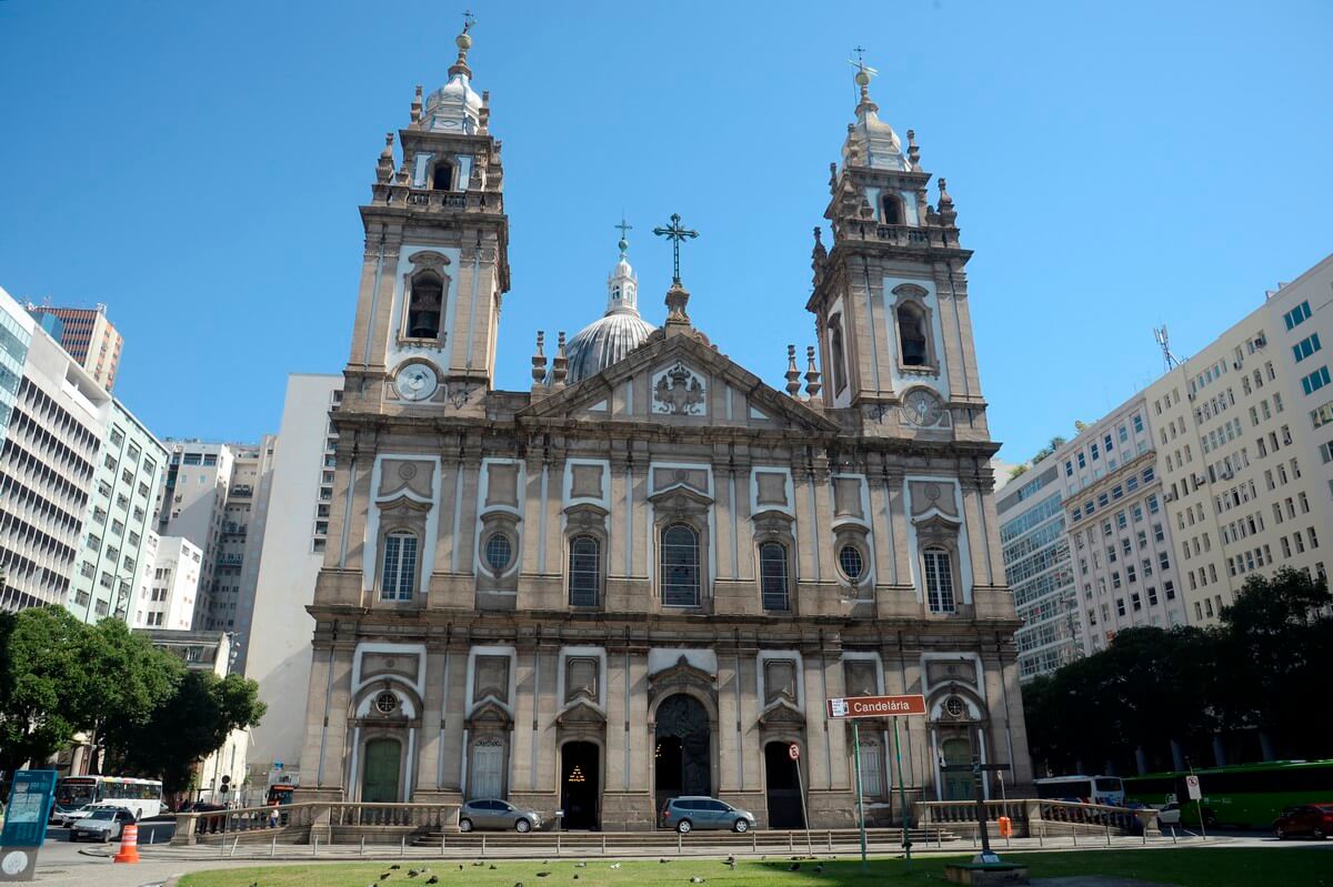 Fachada da Igreja da Candelária, no centro do Rio de Janeiro. Foto: Tomaz Silva / Agência Brasil.