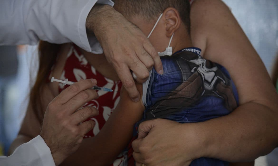 Vacinação de crianças. Foto: © Tomaz Silva / Agência Brasil.