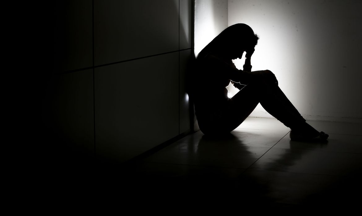 Ansiedad, depressão. Foto: © Marcelo Camargo / Agencia Brasil.