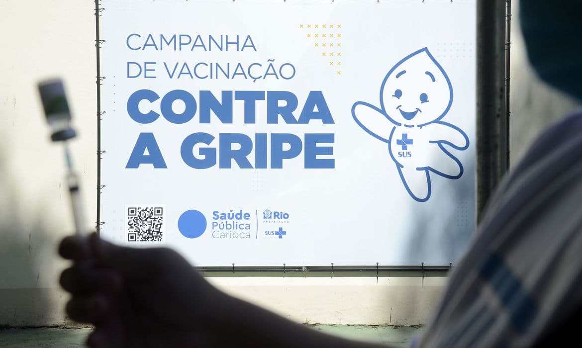 Campanha de vacinação contra a gripe. Foto: © Tomaz Silva/Agência Brasil.