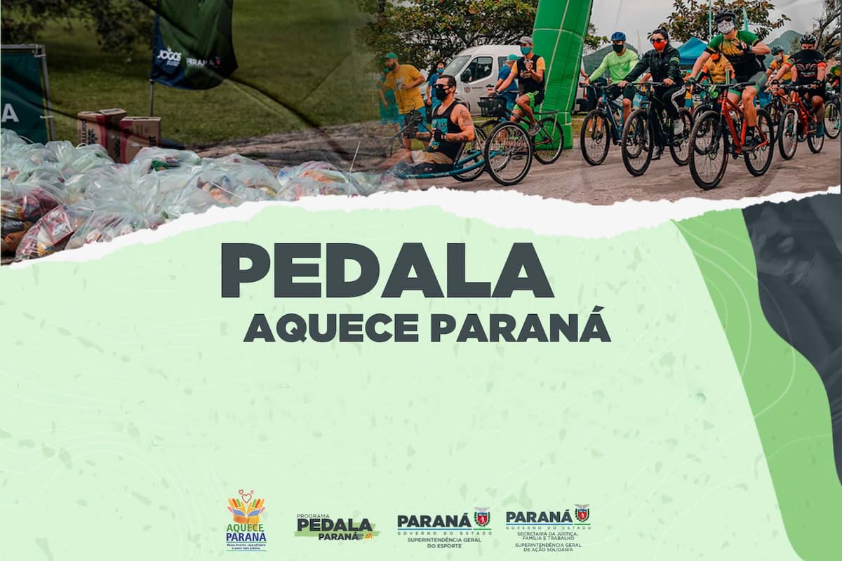 Pedala Aquece Paraná. Foto: Paraná Esporte.
